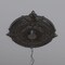 Ekena Millwork Attica PVC Ceiling Medallion (Fits Canopies up to 6 3/4"), Metallic Charcoal, 19"OD x 3 1/2"ID x 1"P CMP19ATCCH - alternate 9